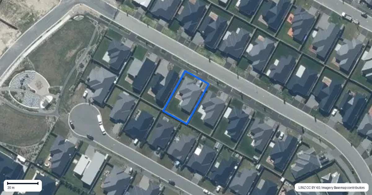 Property context map for 64 Benashet Drive, Lincoln