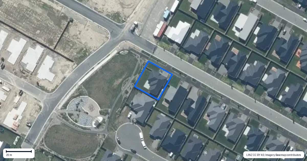 Property context map for 58 Benashet Drive, Lincoln