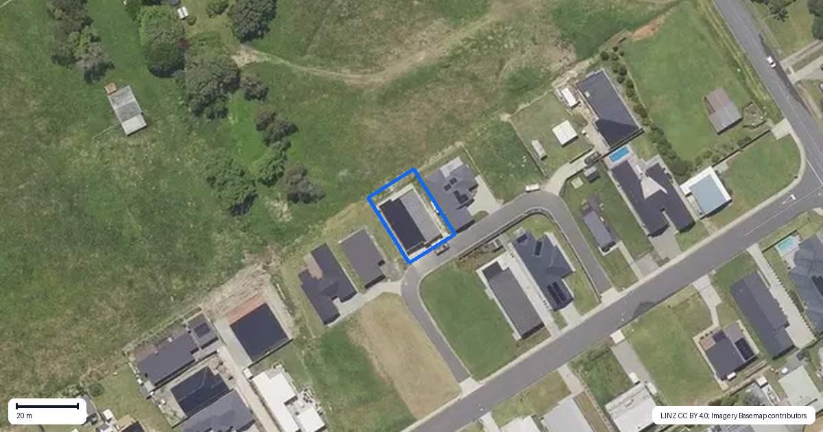 Property context map for 75 Reel Road, Waihi Beach