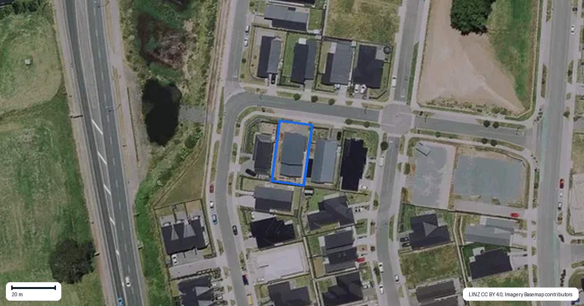Property context map for 9 Akakura Terrace, Peacocke, Hamilton