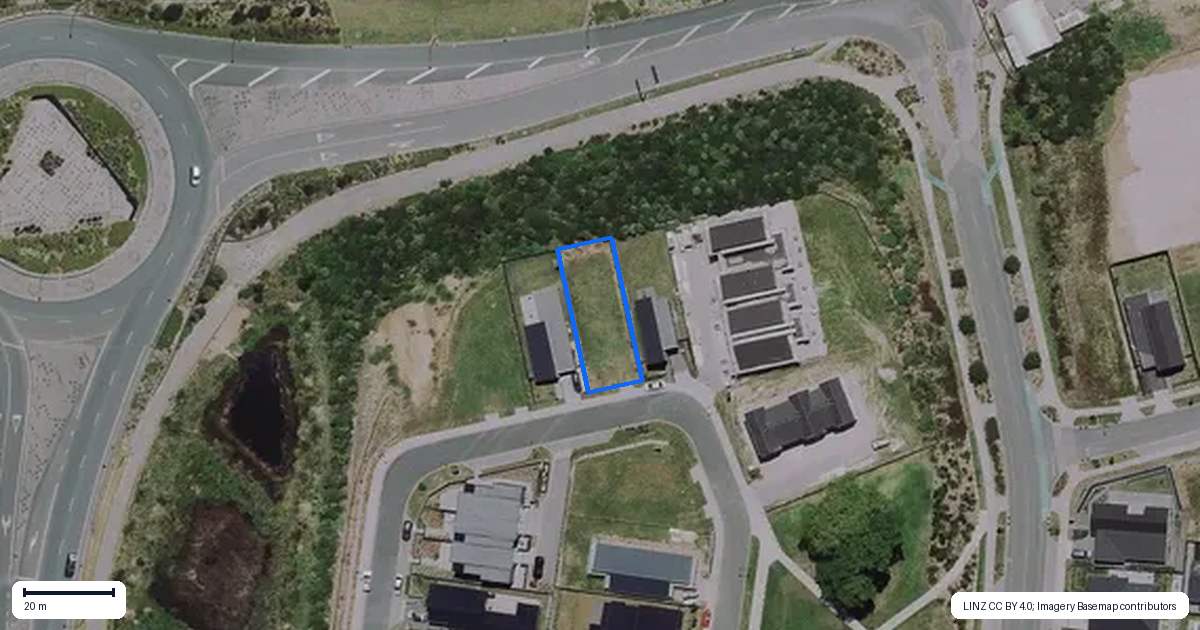Property context map for 22 Halo Green, Peacocke, Hamilton