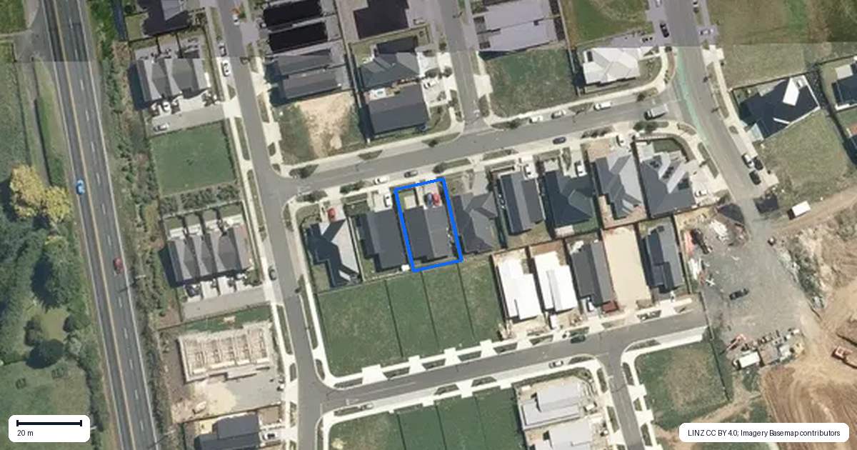 Property context map for 11 Lucina Rise, Peacocke, Hamilton