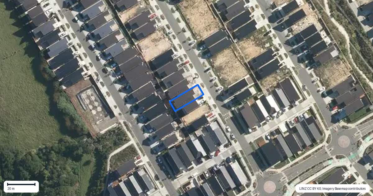 Property context map for 37 Horokaka Street, Massey, Auckland