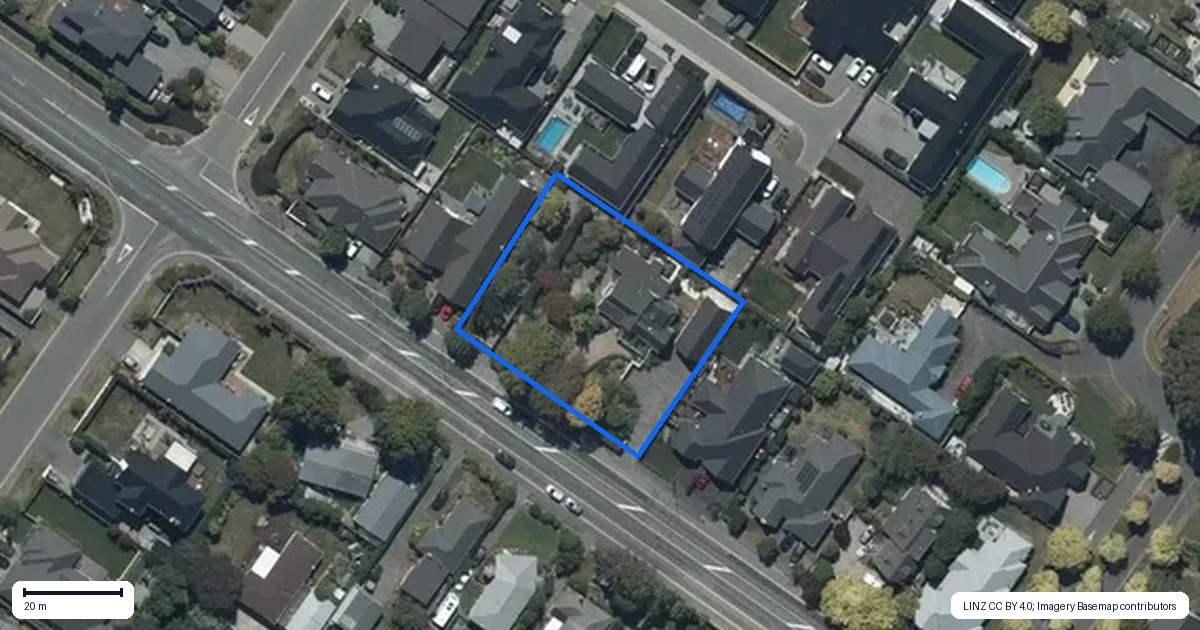 Property context map for 36 Blakes Road, Prebbleton
