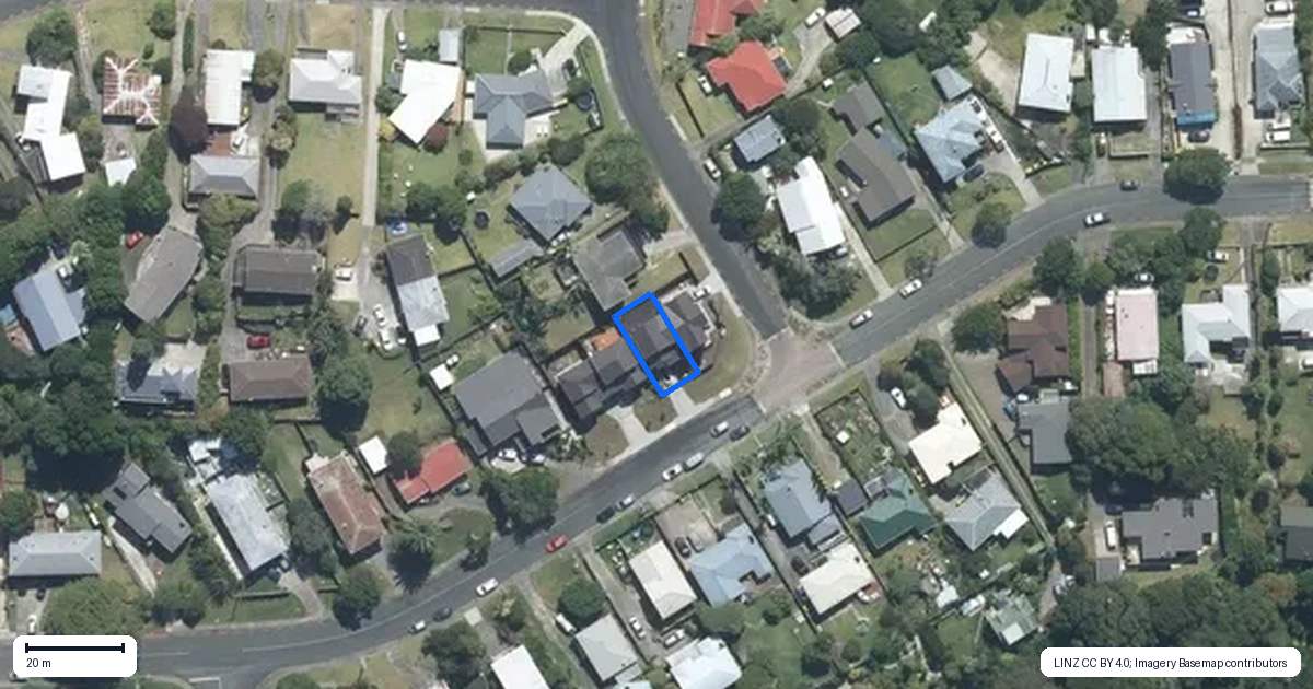 Property context map for 41A Peach Road, Glenfield, Auckland
