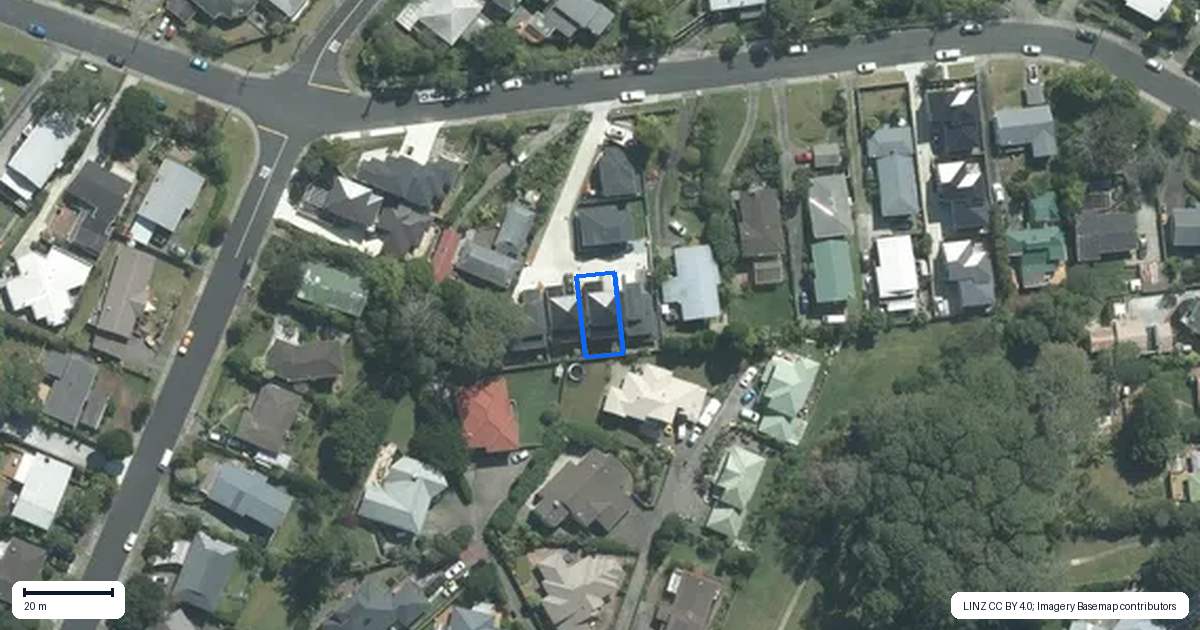 Property context map for 13D Morton Avenue, Forrest Hill, Auckland