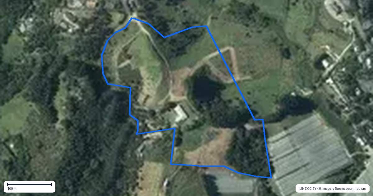 Property context map for 1H Sea View Road, Ostend, Waiheke Island
