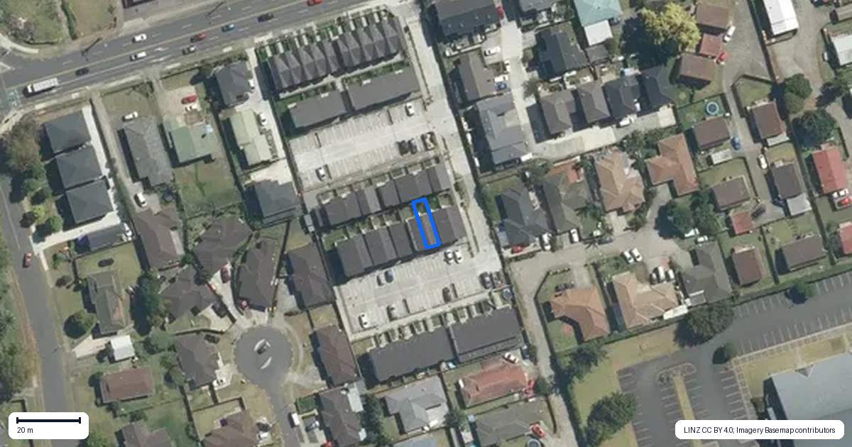 Property context map for 5 Aumarire Lane, Favona, Auckland