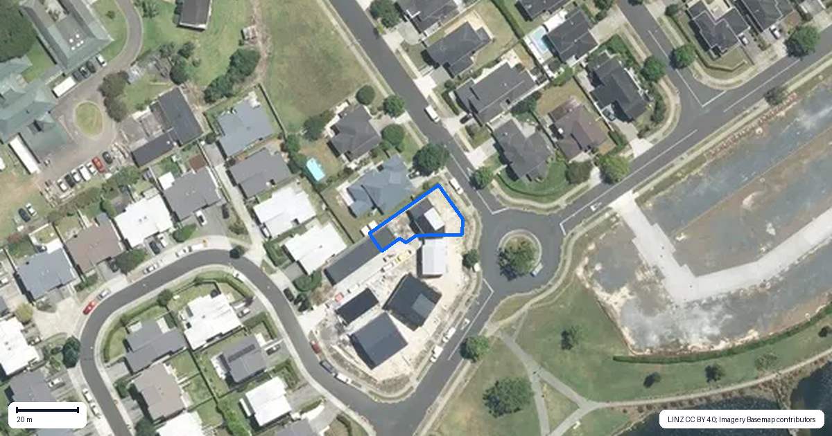 Property context map for 71 Costa Viva Crescent, Karaka, Papakura