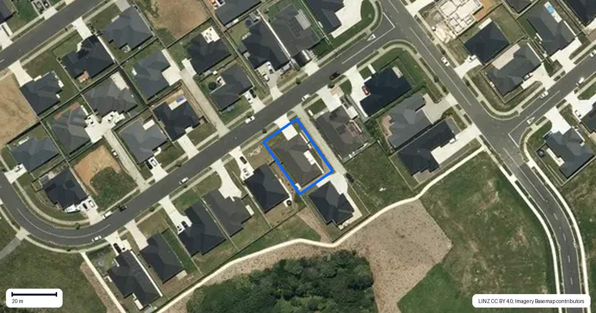 Property context map for 65 Leathem Crescent, Pokeno