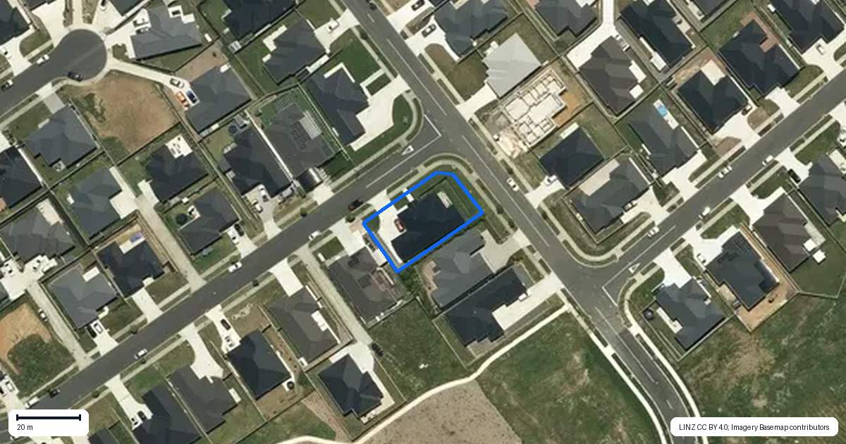 Property context map for 69 Leathem Crescent, Pokeno