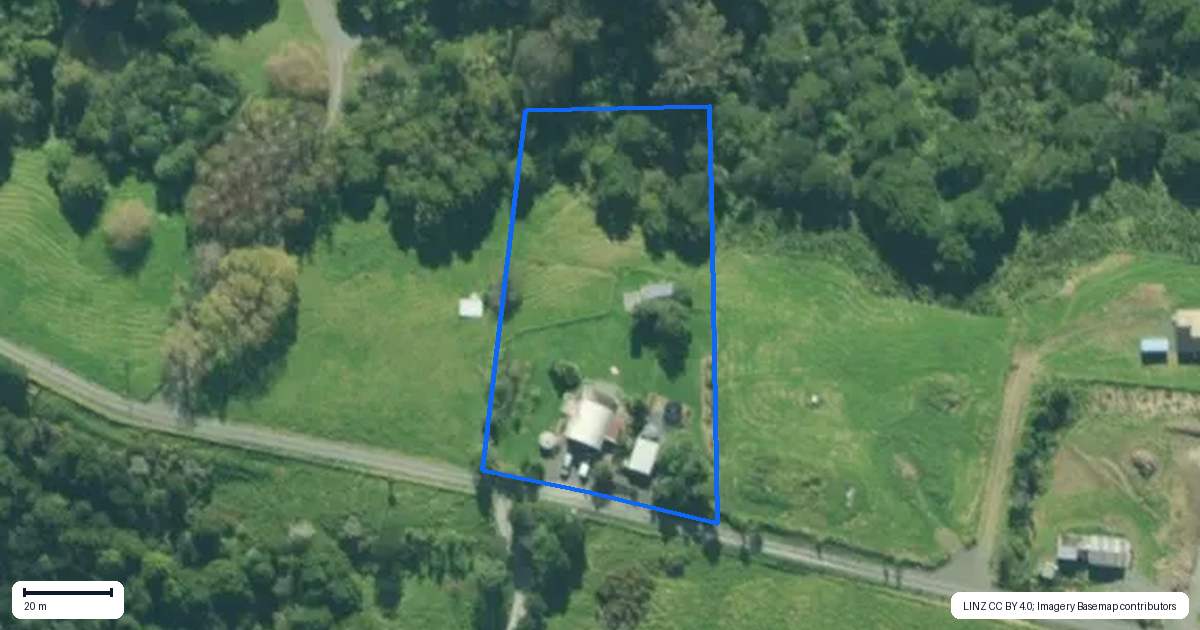 Property context map for 10 Wood Pigeon Lane, Mangawhai