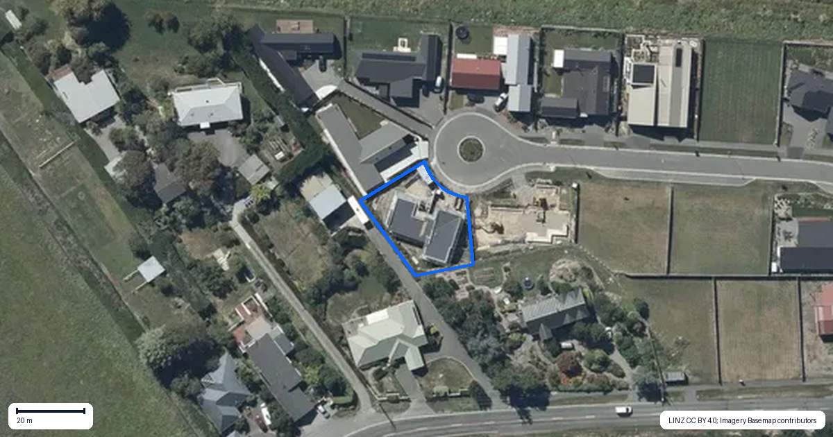 Property context map for 11 Barnfields Close, Halswell, Christchurch