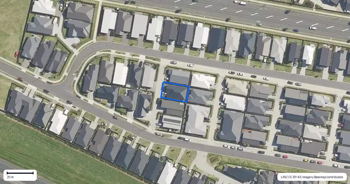 Property context map for 6 Jersey Way, Papamoa