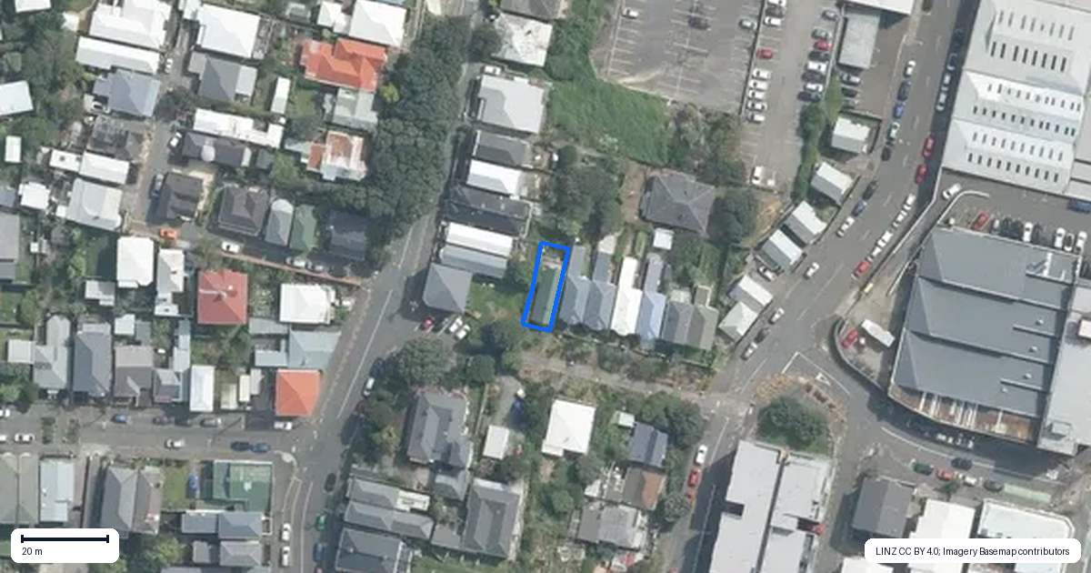 Property context map for 42 Drummond Street, Mount Cook, Wellington