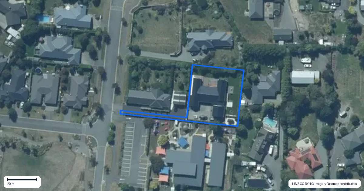 Property context map for 63 Iris Taylor Avenue, West Melton