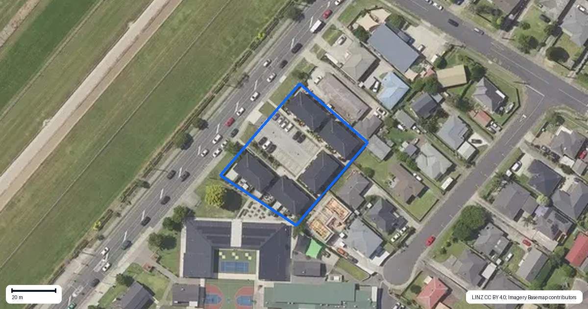 Property context map for 11/1460 Cameron Road, Greerton, Tauranga