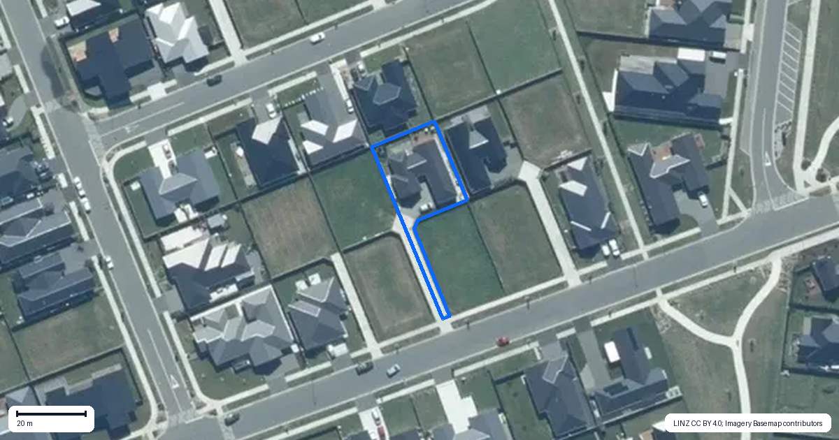 Property context map for 46 Waikirikiri Avenue, Lincoln