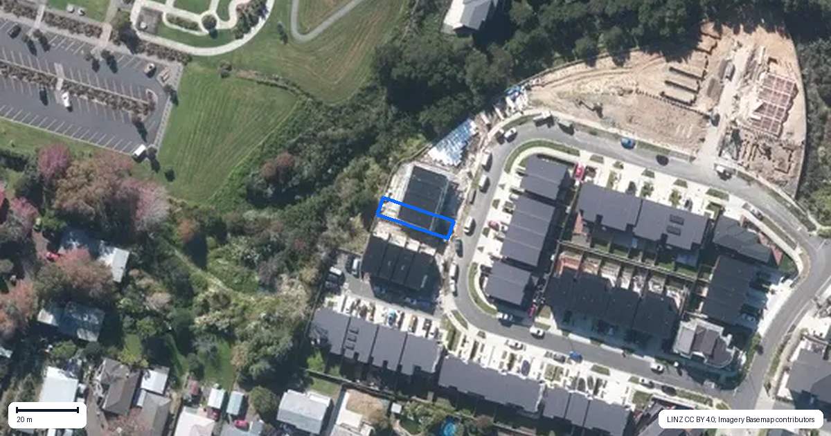 Property context map for 23 Paina Crescent, Massey, Auckland