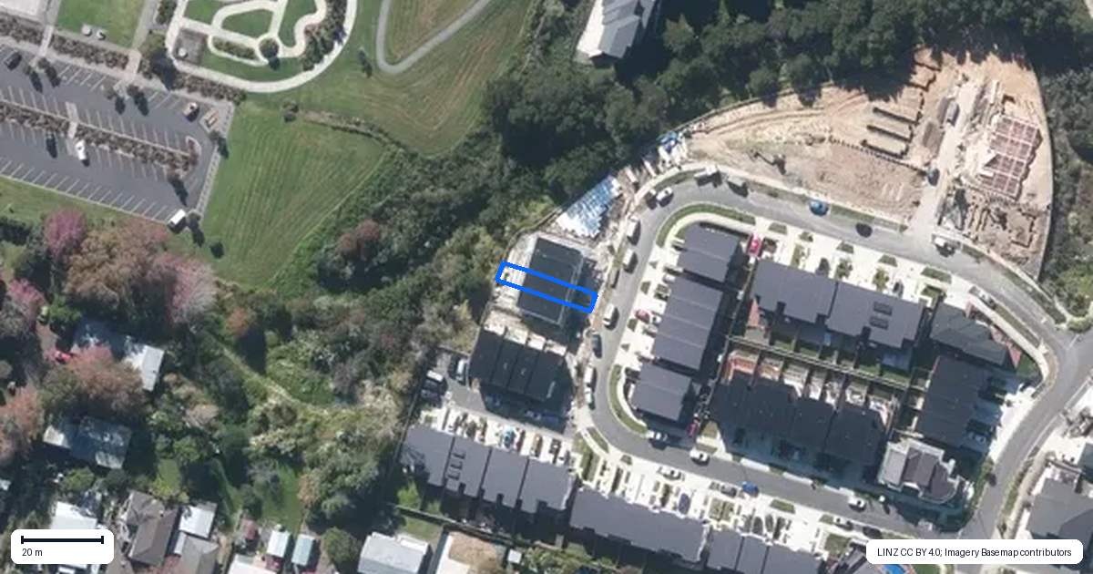 Property context map for 25 Paina Crescent, Massey, Auckland