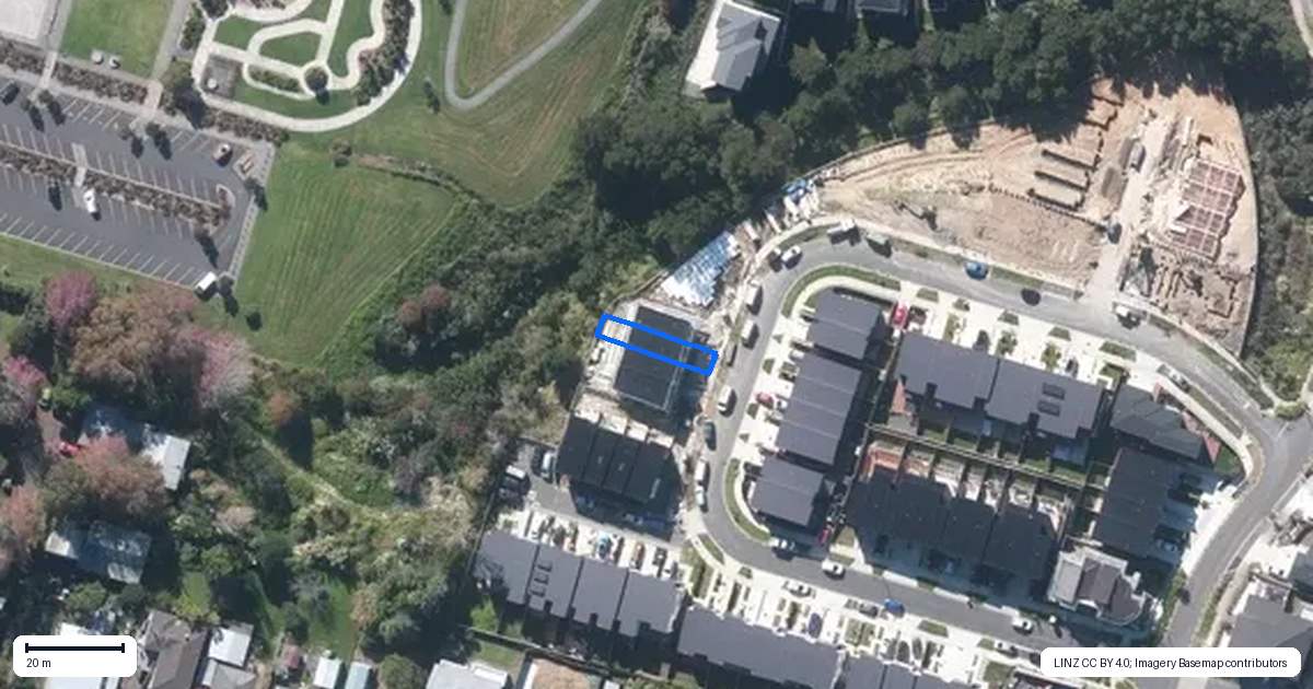 Property context map for 27 Paina Crescent, Massey, Auckland