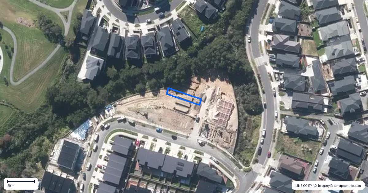 Property context map for 7 Kautawa Lane, Massey, Auckland