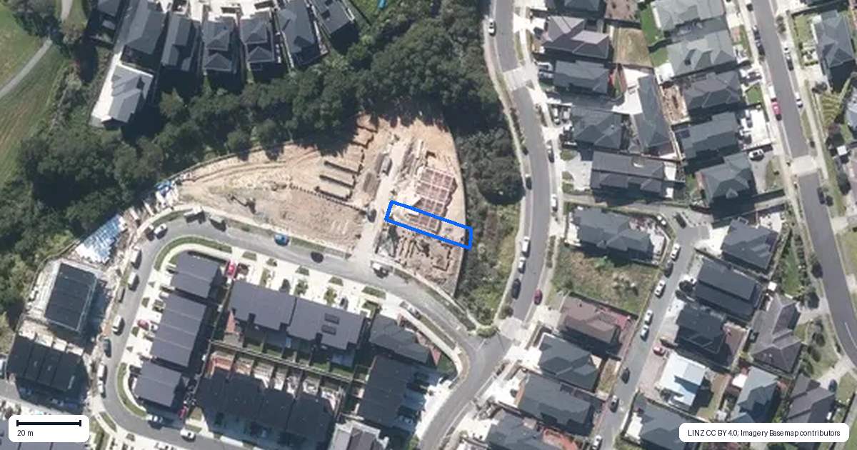 Property context map for 4 Kautawa Lane, Massey, Auckland