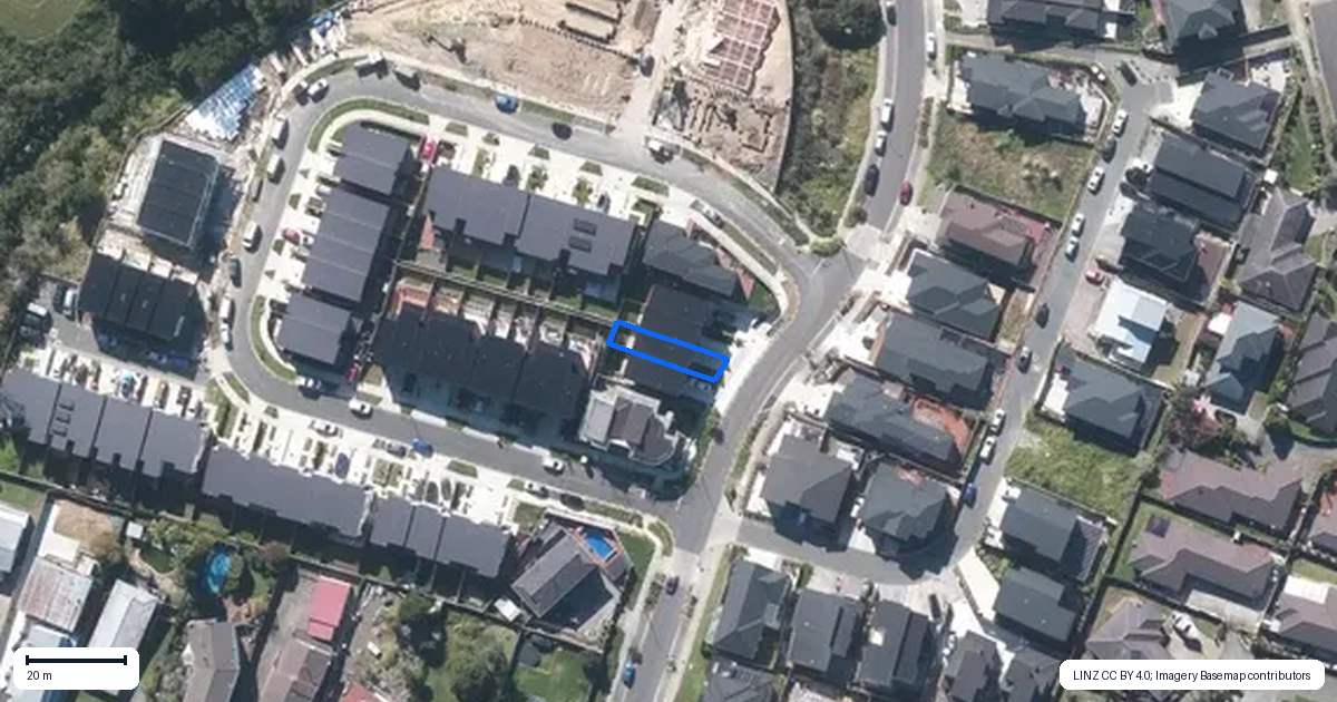 Property context map for 6 Lawson Creek Street, Massey, Auckland