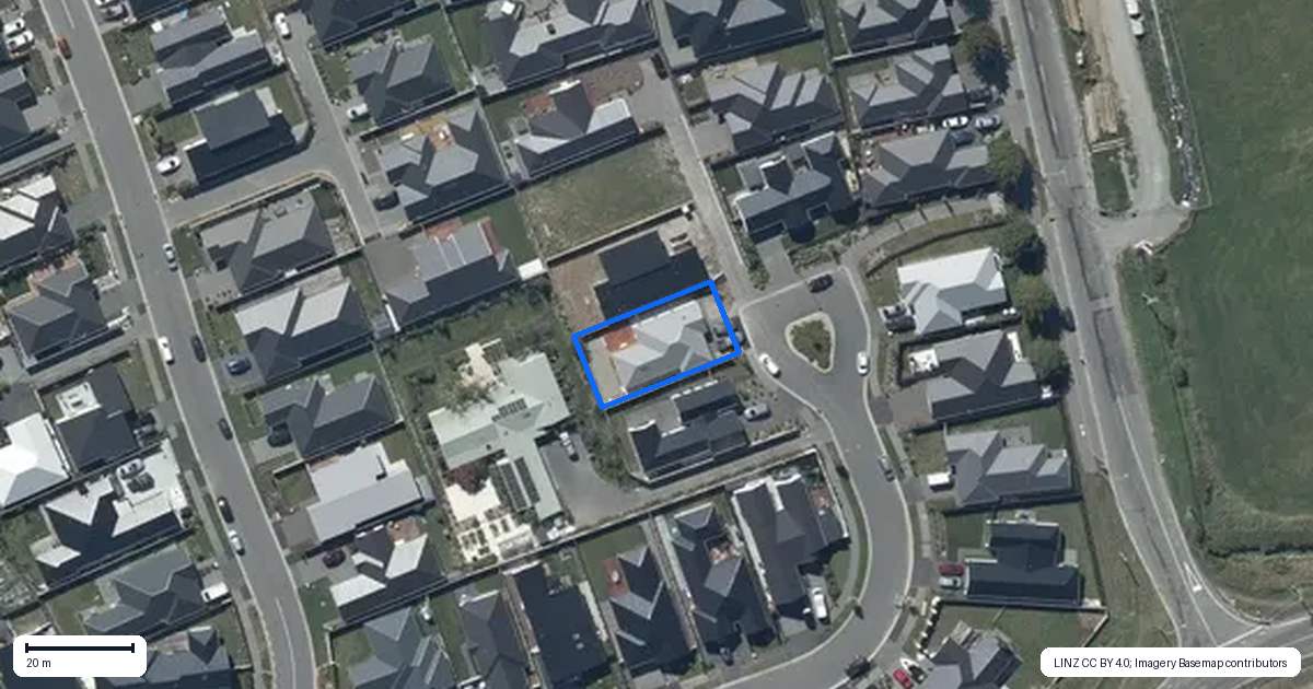 Property context map for 23 Dray Place, Halswell, Christchurch