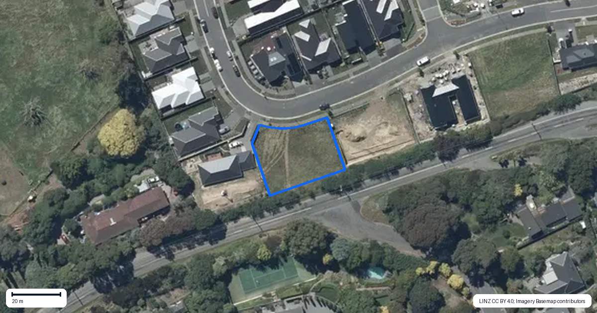 Property context map for 12 Withers Crescent, Halswell, Christchurch