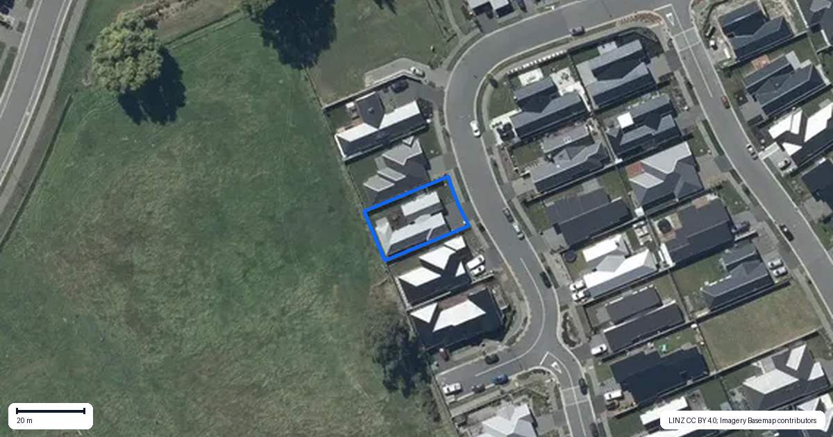 Property context map for 75 Spalling Road, Halswell, Christchurch