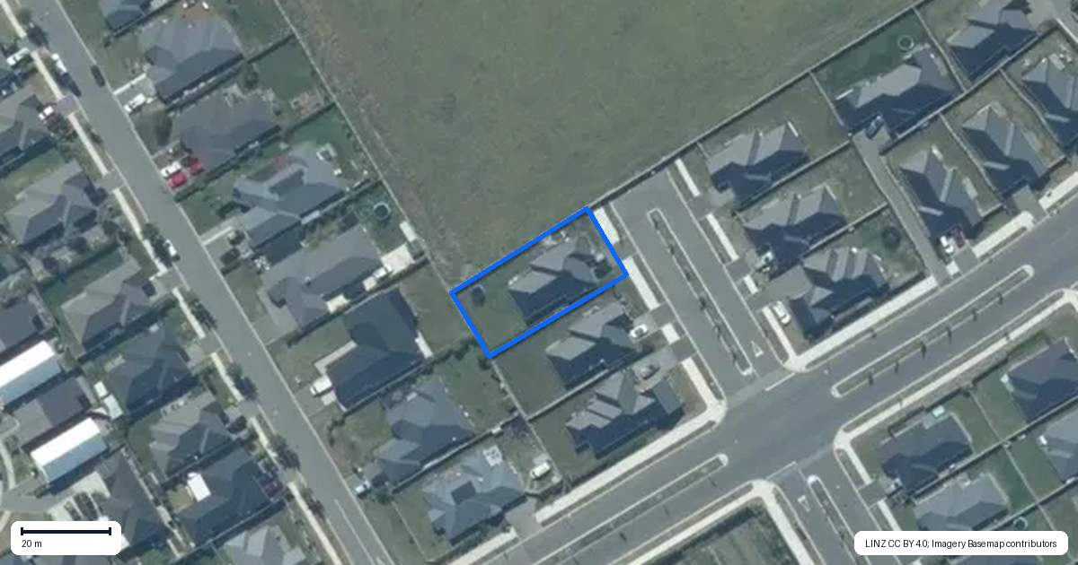 Property context map for 156 Faringdon Boulevard, Rolleston