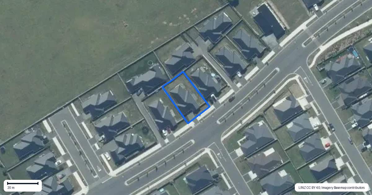 Property context map for 61 Northmoor Boulevard, Rolleston