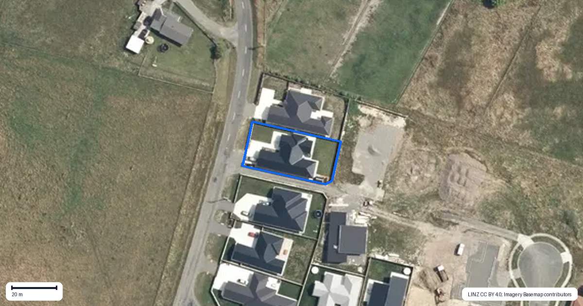 Property context map for 182 Ranfurly Road, Feilding