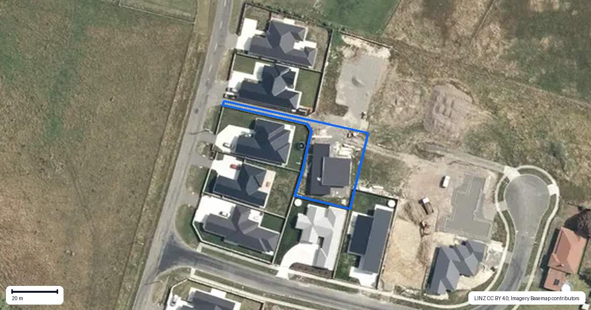 Property context map for 178 Ranfurly Road, Feilding