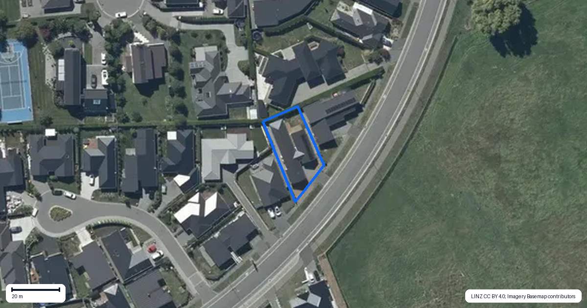 Property context map for 23A Muirhill Street, Halswell, Christchurch