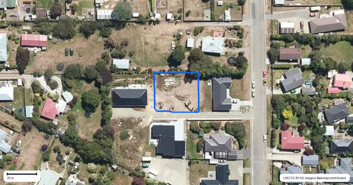 Property context map for 19D Gordon Street, Weston, Oamaru