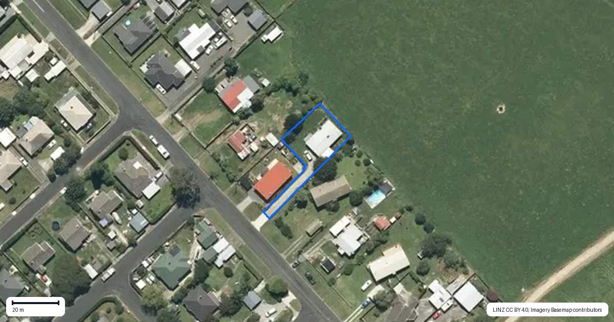 Property context map for 8B Sanders Street, Arapuni, Putaruru