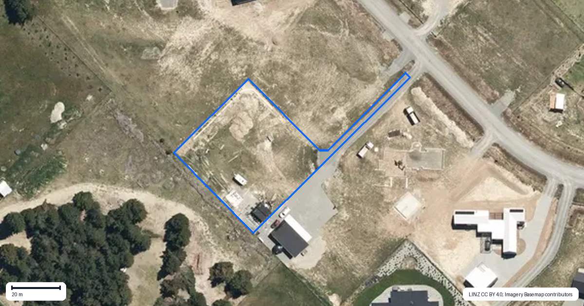 Property context map for 51 Peak Drive, Twizel