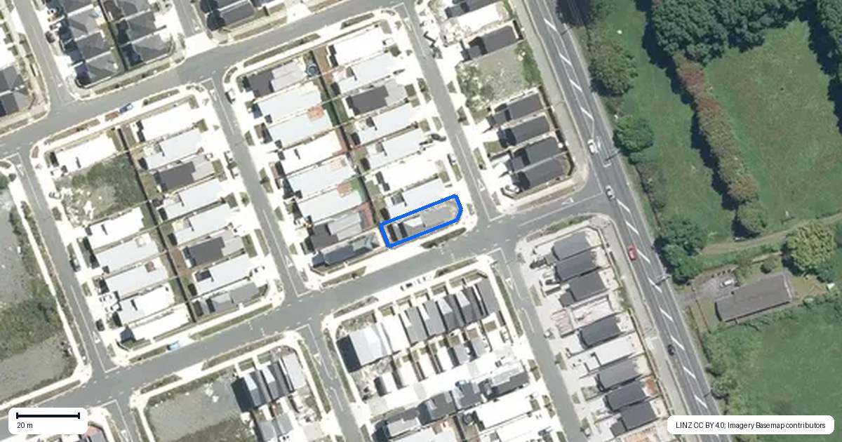 Property context map for 19 Hoia Street, Papakura