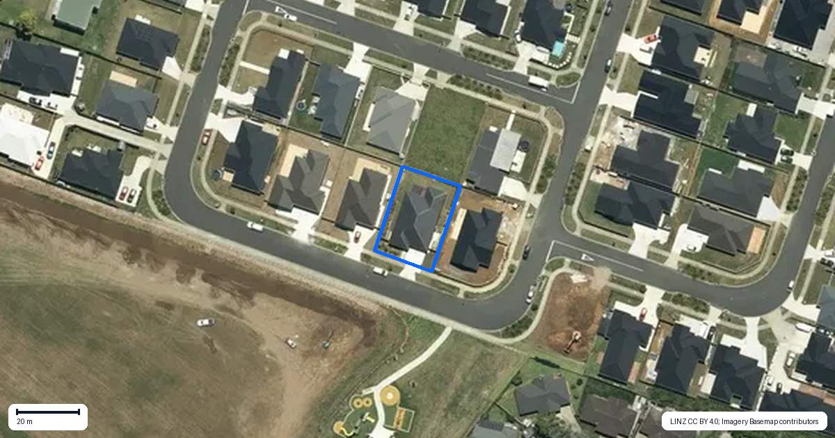 Property context map for 12 Booker Drive, Tuakau