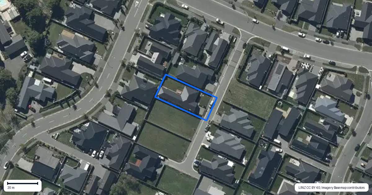 Property context map for 4 Summerleas Lane, Halswell, Christchurch