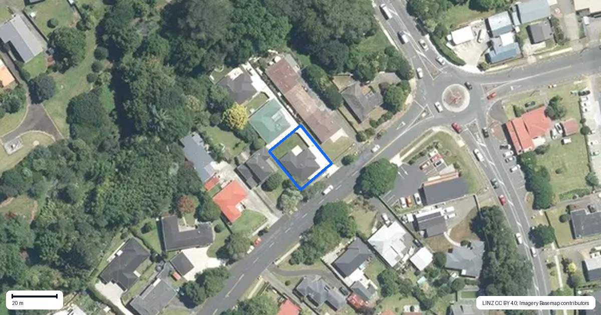 Property context map for 168A Seddon Street, Pukekohe