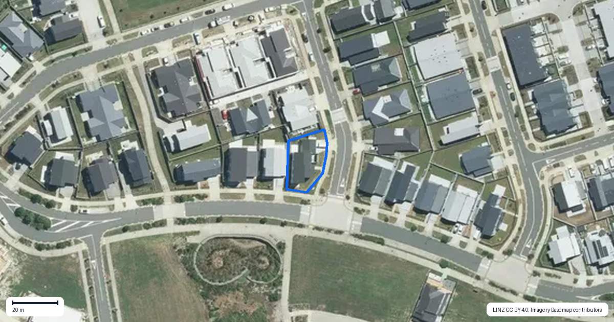 Property context map for 1 Seafoam Road, Rosehill, Papakura