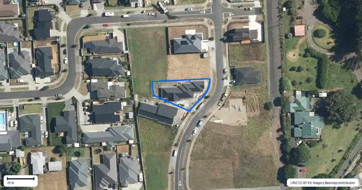 Property context map for 7 Paihere Street, Huapai, Kumeu