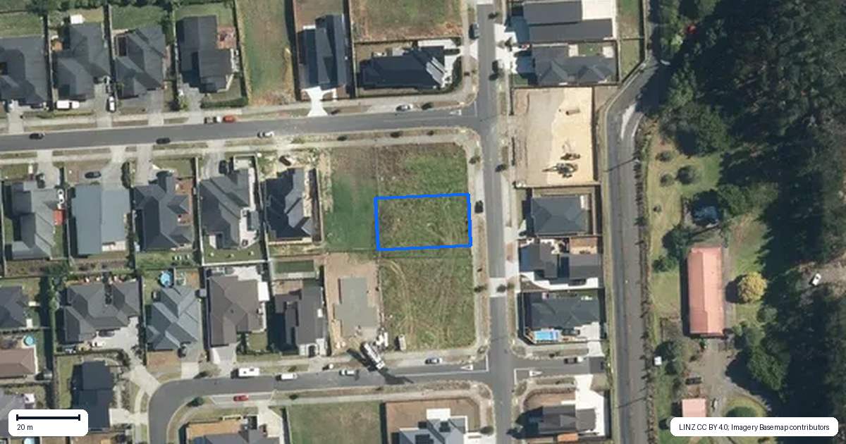 Property context map for 17 Paihere Street, Huapai, Kumeu