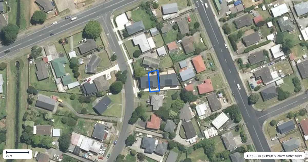 Property context map for 8B Hobart Crescent, Wattle Downs, Auckland