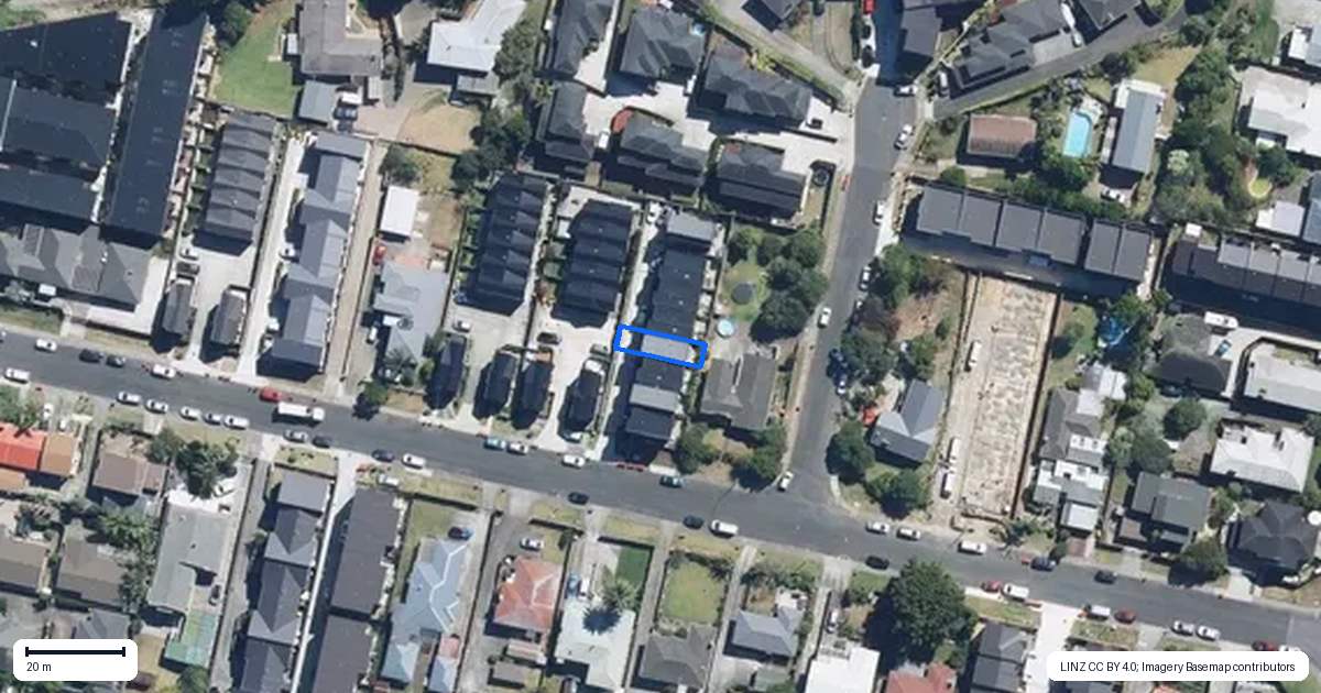 Property context map for 4/14 Ayr Road, Pakuranga, Auckland