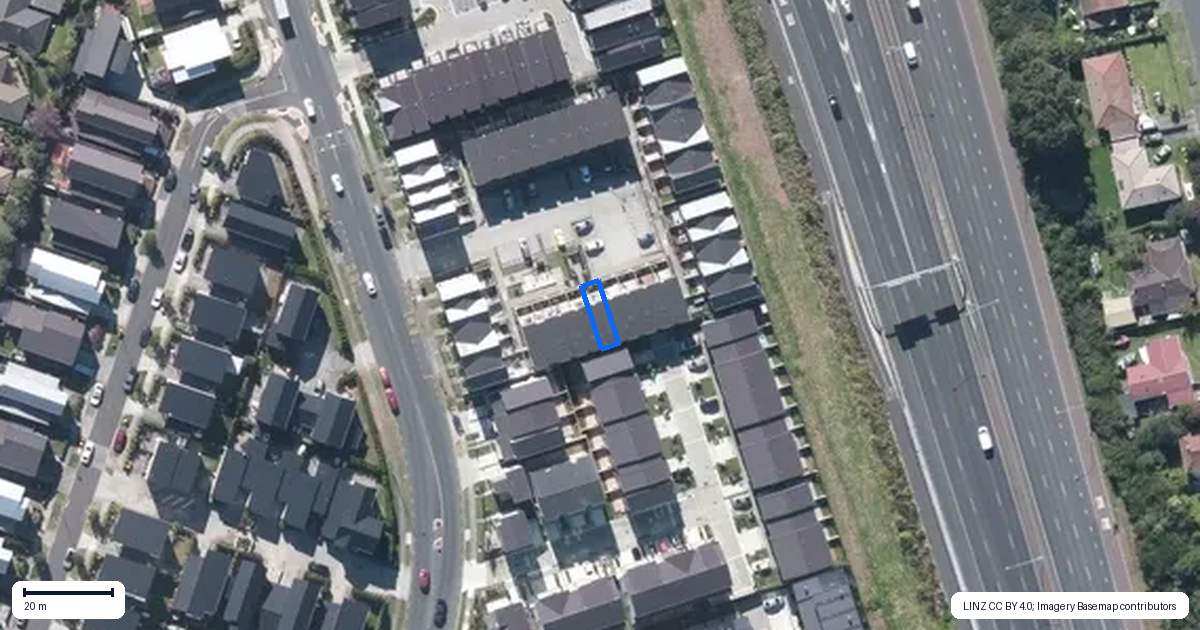 Property context map for 16/36 Westgate Drive, Westgate, Auckland