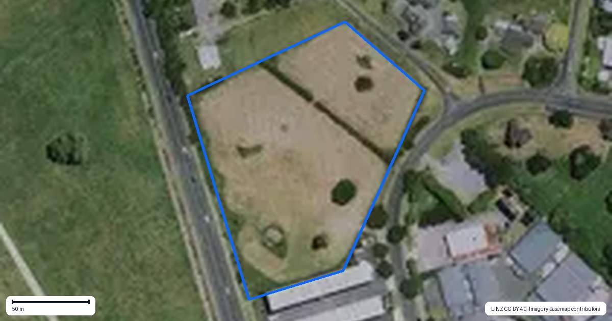 Property context map for 195 Maui Street, Horotiu, Hamilton